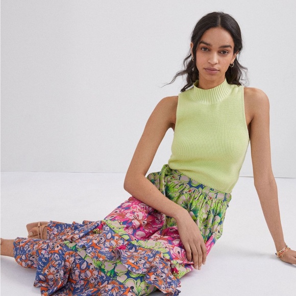 Roopa Pemmaraju Village Tiered Maxi Skirt - Picture 1 of 5